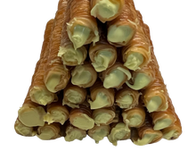 Load image into Gallery viewer, Baklava Sticks Pistachio Cream Crispy Phyllo Dough 5 Sticks 3.9 oz Per Pack